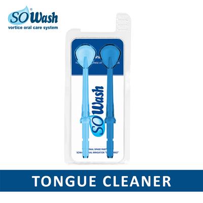 SoWash Tongue Cleaner - Čistič jazyka - nástavce pro elektrickou ústní sprchu - 2ks