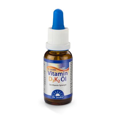 Vitamin D3+K2 olej zn. Dr. Jacob´s