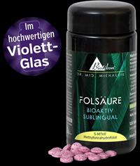 Vitamin B9 - Bioaktivní kyselina listová, sublingual - metyltetrahydrofolát (5-MTHF)
