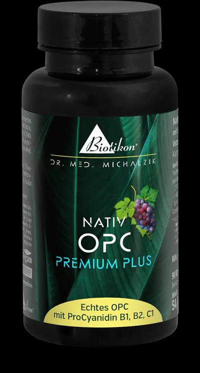 Biotikon OPC Premium Plus - extrakt z hroznových jadier s nemeckým certifikátom (450 mg s obsahom 320 mg čistého OPC a extraktom z Camu Camu), 90 kapsúl