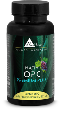 Biotikon OPC Premium Plus - extrakt z hroznových jader s německým certifikátem (450 mg s obsahem 320 mg čistého OPC a extraktem z Camu Camu), 90 kapslí