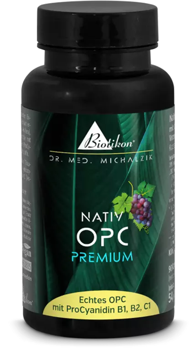 OPC Premium extrakt z hroznových jader s německým certifikátem (450 mg s obsahem 320 mg čistého OPC a vitamínem C), 90 kapslí
