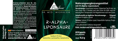 Kyselina R-Alfa-lipoová 60 kapsúl