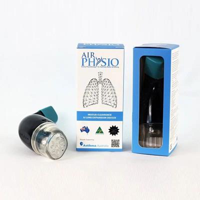 AirPhysio - priemerná kapacita pľúc