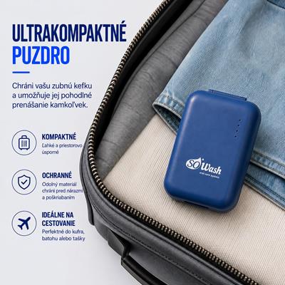SoWash Sonic Travel - cestovná sonická zubná kefka